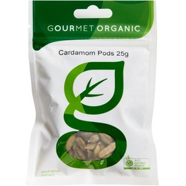 Gourmet Organic Herbs Cardamom Pods 25g Sachet