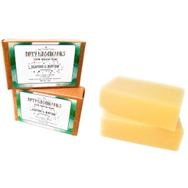 2 Pack Baby & Kid Shampoo & Body Wash Bar Soap 4 Oz Long Lasting Bars | Natural & Organic Formula For Head, Face, Body & Hair | No Scents, No Colors, No Additives | Dirty Kids Organics