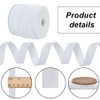 BENECREAT 27 Yards Flat Drawstring Rope Replacement, 8.7mm Wide White