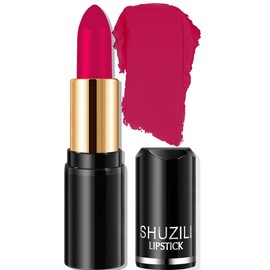 Labial Mate, Fórmula Vegana, Mate Lápiz Labial Cosméticos de brillo labial de larga duración textura ligera y cómoda Larga Duración de Alta Pigmentación, Hidratación 12 Horas, Acabado No Pegajoso (08)