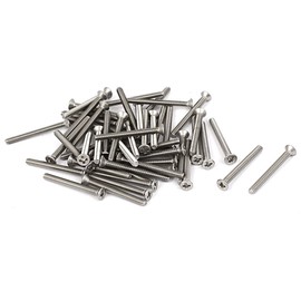 sourcing map Phillips Countersunk Flat Head Machine Screws Stainless Steel M2 x 20 mm Pack of 50