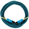 i! - 1m Premium Nylon AUX Audio Cable Jack 3.5