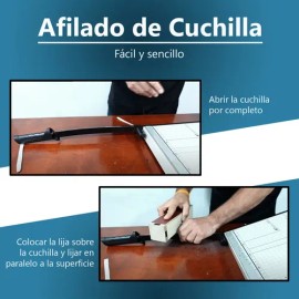 Guillotina Oficio Cortador Papel Metal Cizalla Palanca Pisapapeles Tarjeta Fotografia