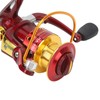 8 Bearing Fishing Spinning Reel Red Color 5.2:1 Gear Ratio