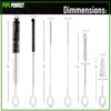 P.Perfect | Mini 6pcs Brush Pack | Non-Scratching | Pipe