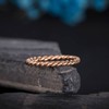 Copper Rings for Women Non Tarnish Twisted Braided Ring Copper