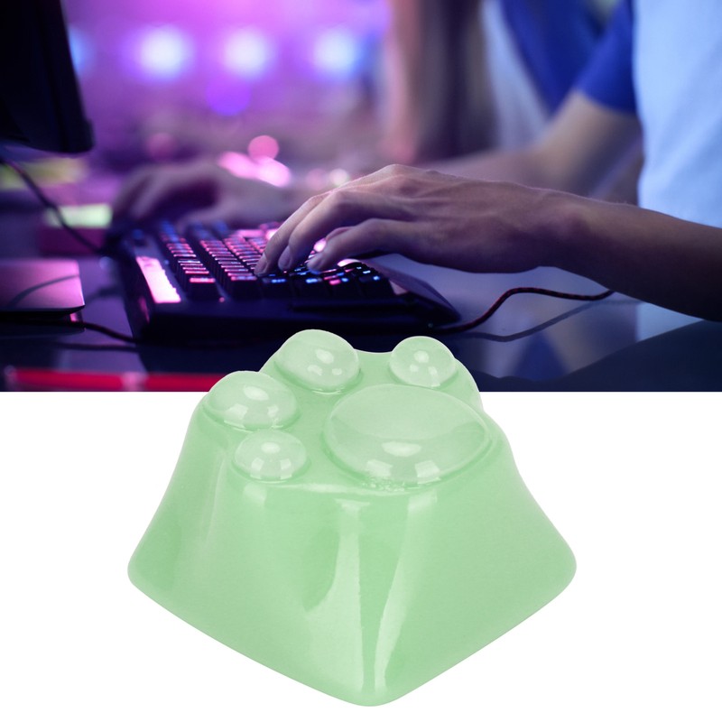 Resin Keycap Cat Claw CorrosionResistant Ergonomic Keyboard Accessories for Cherry
