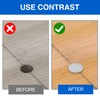 LOGJAM 300 Pcs 5 Size Plastic Hole Plugs Cover, 1/5"