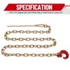SPARKWHIZ Winch Choker Chain 5/16" x 7ft with Choker Hook