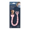 Itzy Ritzy Silicone Pacifier Clip; 100% Food Grade Silicone Pacifier
