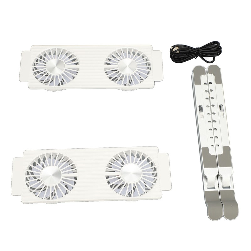 Laptop Stand with Cooling Fan Detachable Adjustable Aluminum Foldable Portable