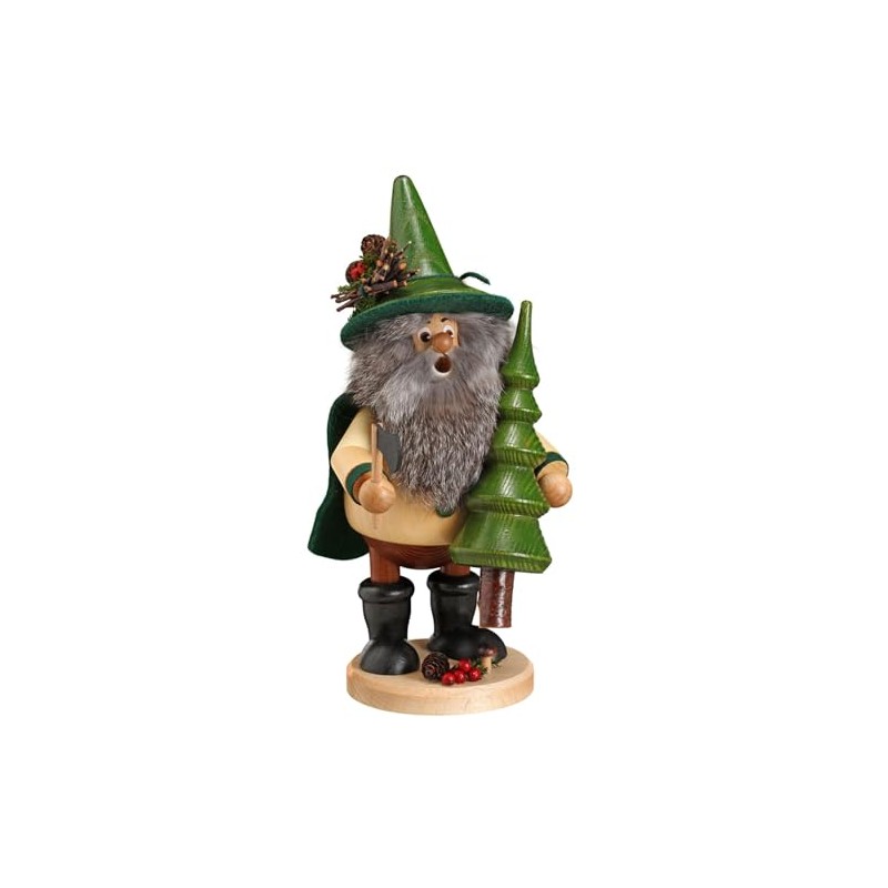 DWU Uhlig 122601 Smoking Man Forest Gnome Tree Mauser Green