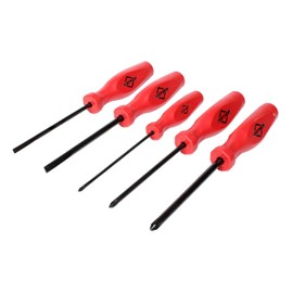 Mayhew Tools 26028C Pro Screwdriver Set, 5-Piece Pro Slotted & Phillips