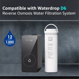 Waterdrop WD-D6RF Filter, Replacement for WD-D6-B Reverse Osmosis System