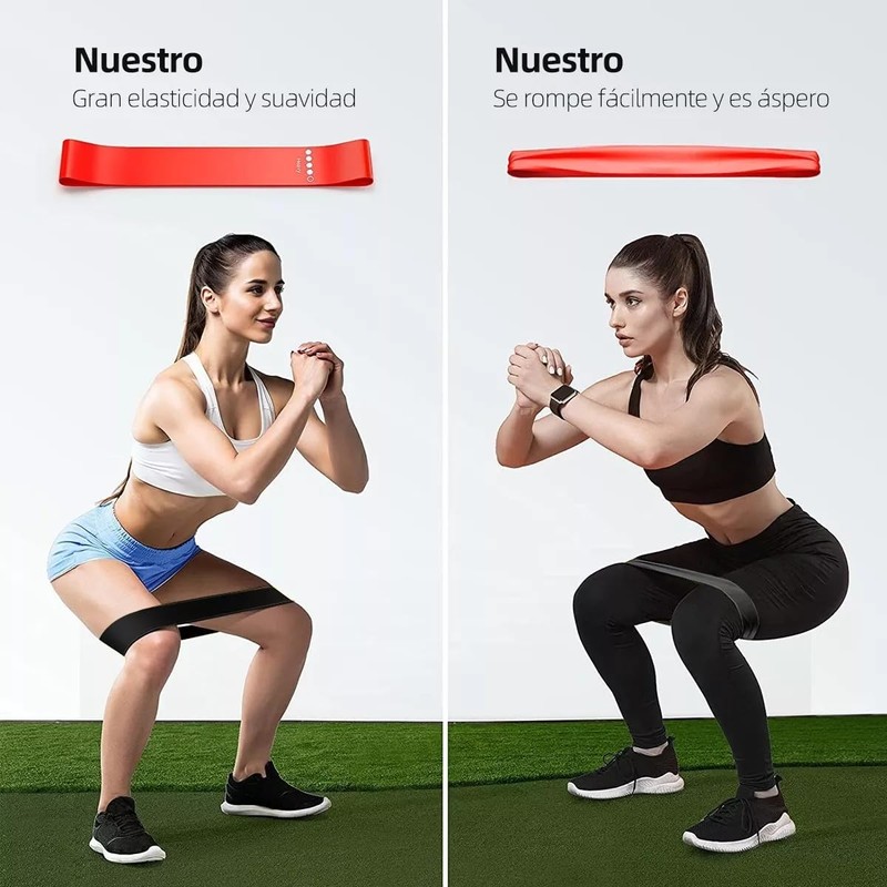 HAPPTWS 3 Bandas Resistencia -Ligas Ejercicio Elásticas Pull-ups