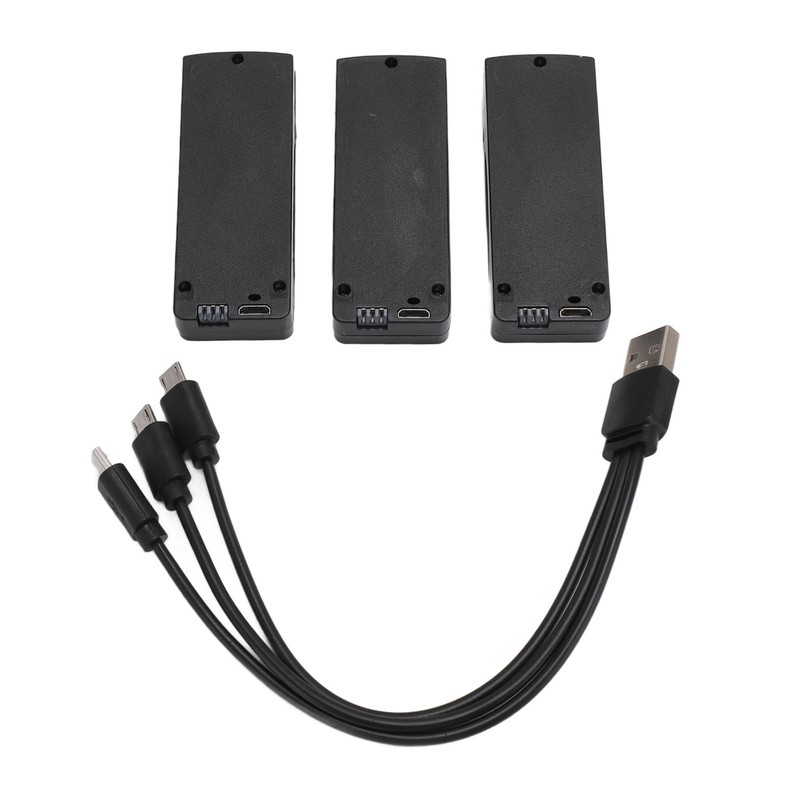 3Pcs Lithium Battery for RC Quadcopter 1800mAh 3.7V Small Light