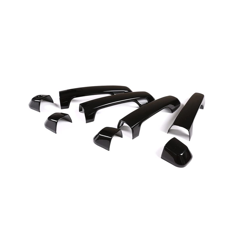 8 Outer Handles ABS Cover Rim for Toyota Land Cruiser