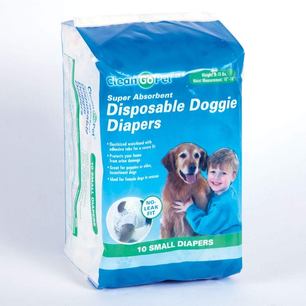 Clean Go Pet Disposable Doggy Diapers