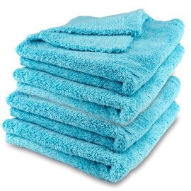 Elexaclean Polishing Cloths, Dust Cloths, Microfibre Cloths, Borderless, Scratch-Free (40 x 40 cm) Premium Fleece Cloth For Car, Paint, Interior, Household