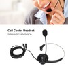 H360‑PC PC Monaural Headset Corded Single Ear Headset with 3