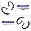 Operitacx 2pcs Replacement Rotation Ear Hooks for Earpiece Rubber Earpiece