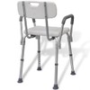YLIEHS Safe and Comfortable Shower Chair with Adjustable Height and