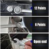 Bestgle Mini Combination Wrench Set, 10Pcs Metric 4-11mm Small Wrench