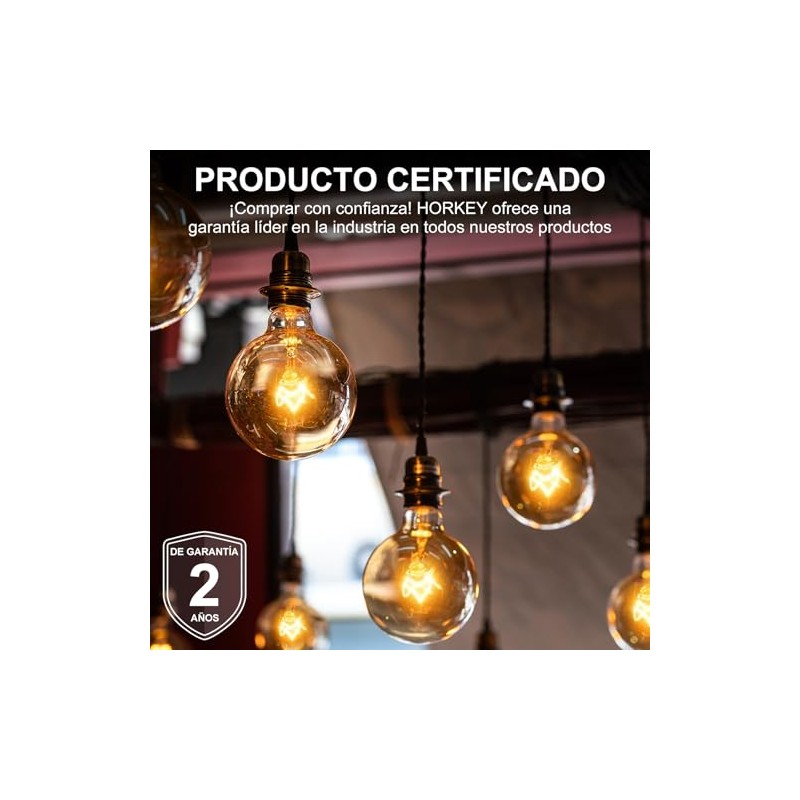 Bombillas de repuesto G40, base de tornillo E12C7, bombillas incandescentes