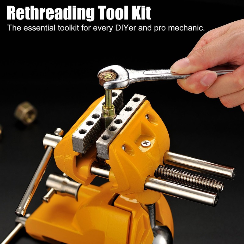 MAXMAN 61Pcs Thread Chaser Set, Thread Restorer Kit & Rethread