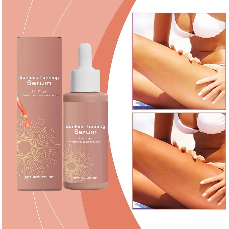 Sunless Tanning Drops Self Tan Drops for Face Body Tanning