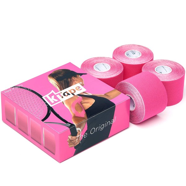K-Tape® Rot Box of 4 (4 Rollen, à 5cm x