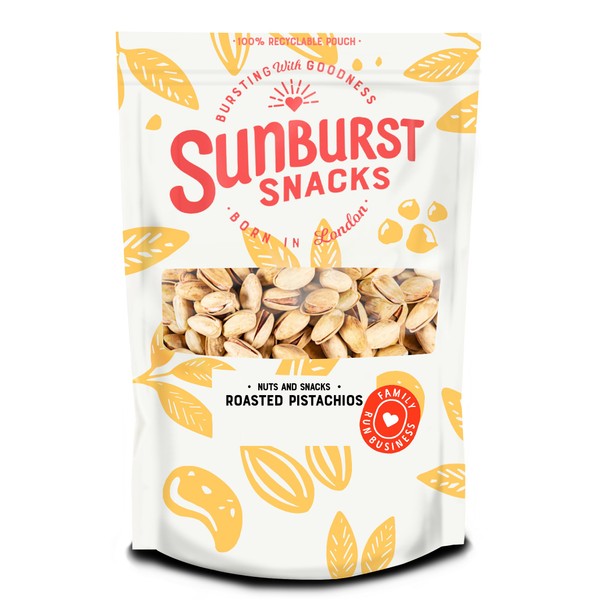 Sunburst Pistachio Nuts Jumbo, Dry Roasted and Salted, Non GMO