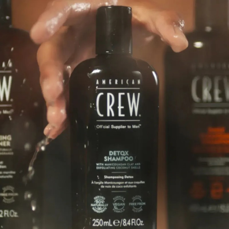 Shampoo Detox American Crew Limpieza Exfoliante 250ml
