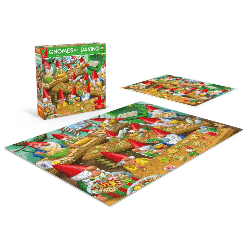 Ceaco - Holiday - Gnomes Get Baking - 300 Piece