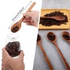 Classicseali 4pcs Wooden Cooking Spoons, Long Handle Wooden Spoons for