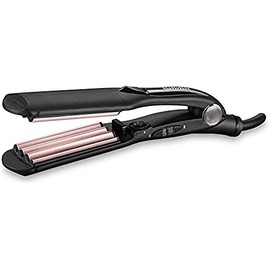 BaByliss The Crimper Kreppeisen mit 10 Temperaturstufen bis 210Â°C und Abschaltautomatik In rosa Schwarz 2165CE