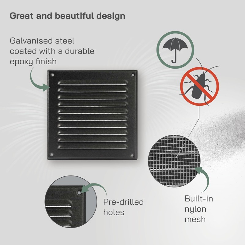 Vent Systems 6 x 6 Inch (Inner) - Pack of