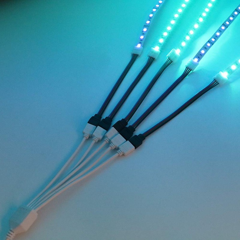 CESFONJER 2 Pack LED Strip Splitter, 1 to 5 Ports