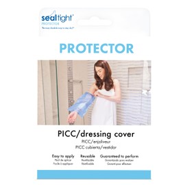 Brownmed - Seal-Tight Protector Mid Arm - Waterproof Bandage & Cast Protector for Shower & Swimming - Reusable Cast Shower Cover for Arm Casts - Durable Cast Bag - Small