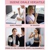 BCHKO Spazzolini Monouso con Dentifricio 12 Pezzi, 3 in 1