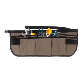 Klmnop Window Tint Tools Apron, Tool Pouch Waist Bag with Adjustable Belt, Waterproof Oxford Multi-Pocket for Vinyl Wrap(Khaki)