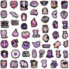 Pack of 100 Goth Sticker Set - Purple Gothic Sticker