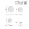 Joseph Sedgh Collection 16-piece Porcelain Dinnerware Set, Service for 4,