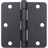 Stone Harbor Hardware 3-1/2" Door Hinges, 1/4" Radius Corner, Matte