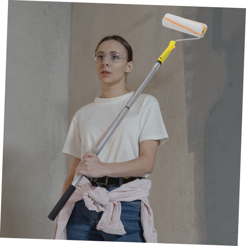FUNOMOCYA Long Handled Paint Roller with Extension Pole - Ceiling