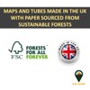 Global Walkabout Scratch Off Map with Flags background – Deluxe