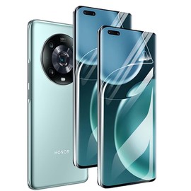 Stejnhge Hydrogel Screen Protector for Honor Magic 4 Pro / Magic4 Pro5G (6.81 Inch) [Pack of 2] Screen Protector Flex Film Full HD Anti-Fingerprint Coverage Screen Protector