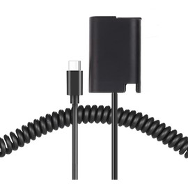 Raeisusp Type-c Spring Cable DMW-BLK22 Dummy Battery DMW-DCC17 DC Coupler for Lumix S5 DC-S5 DC-S5K GH5II