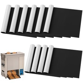 Teenyyou 10 Pcs 33 x 12.25 Inch PTFE Release Sheets Non Stick Toaster Release Sheet PTFE Liner Compatible with Antunes Roundup VCT 25, 50, 1000, 2000 Series Toaster Replaces 7001167, 7000250 for Bread