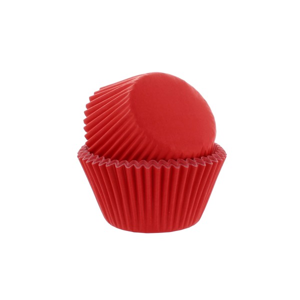 Culpitt Select Red Baking Cases, Greaseproof Paper Baking Cups, 50mm Cupcake Cases - Pack of 50